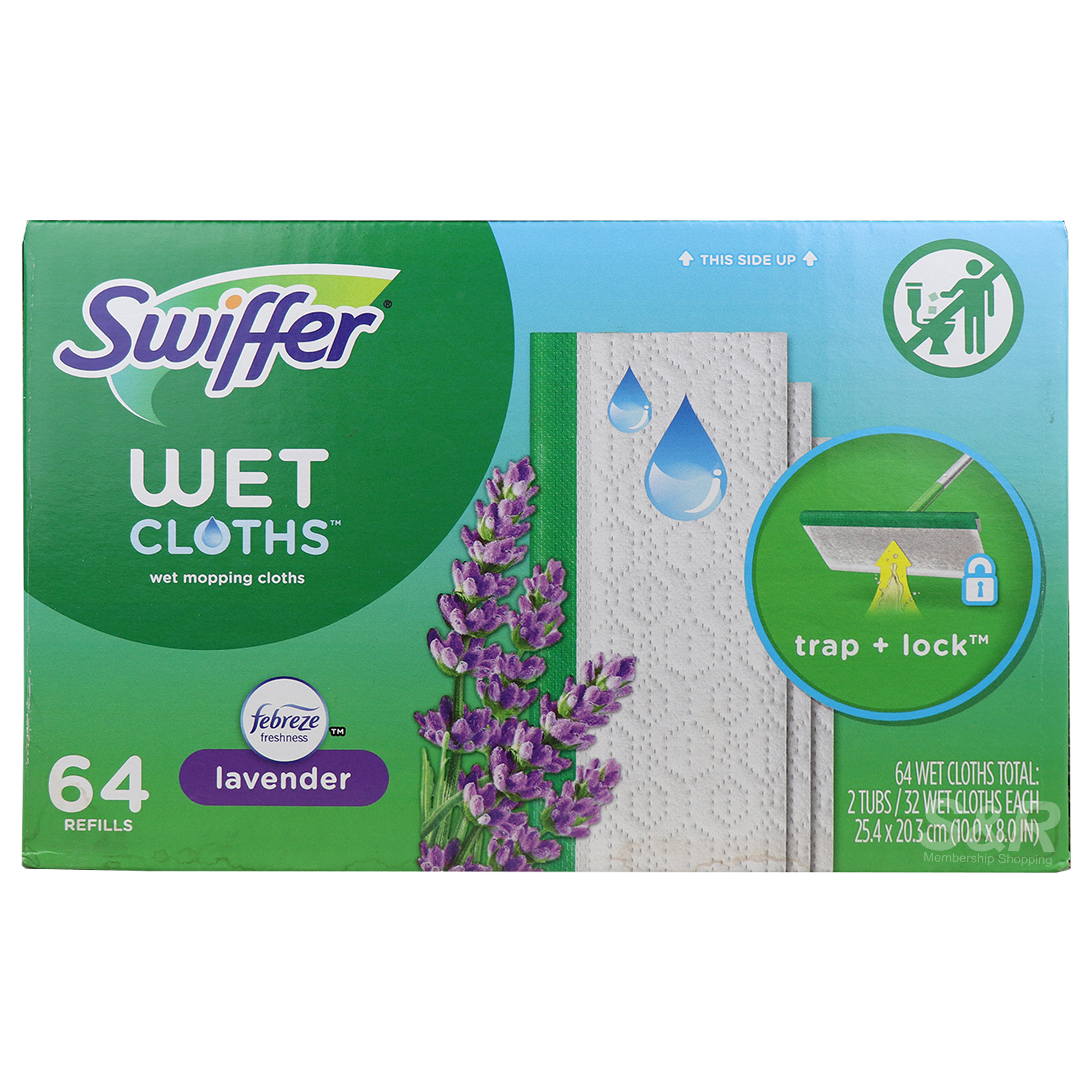 Swiffer Wet Mopping Cloths 64pcs